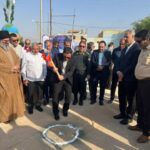 افتتاح فاز اول و کلنگزنی فاز دوم پروژه بازسازی شبکه آب شرب آغاجاری