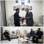 دیدار مدیرعامل شرکت آبفا اهواز با خانواده شهید مدافع حرم سردار محمدرضا علیخانی