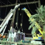 تعویض ترانس حادثه دیده پست برق نورد اهواز در کمترین زمان ممکن بدون اعمال خاموشی به مشترکین