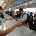 آبرسانی روزانه ۴۲ هزار لیتر آب به مواکب اربعین حسینی در خور دورق در شادگان