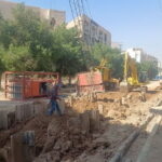 اجرای طرح جمعآوری فاضلاب مناطق زیتون کارمندی و ملیراه اهواز