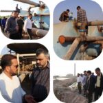 بازدید مدیرعامل آبفا اهواز و نماینده مردم اهواز، حمیدیه، کارون و باوی از روند اجرای طرح آبرسانی اهواز
