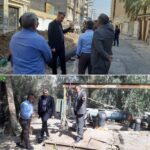 نظارت مستقیم مدیرعامل شرکت آب و فاضلاب اهواز بر اکیپهای عملیاتی در آستانه فصل بارندگی