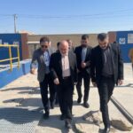 بازدید استاندار خوزستان از ایستگاه پمپاژ فاضلاب کوی ملیراه
