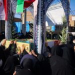 تشییع باشکوه پیکر مطهر هشت شهید گمنام‌ در اهواز