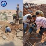 رفع افت فشار آب و ترمیم خط آبرسانی محله “نفتک” مسجدسلیمان