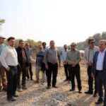 بازدید میدانی برای تسریع عملیات لایروبی و اصلاح ساحل کارون در محدوده بنه‌مرتضی