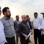 بازدید میدانی مدیرعامل سازمان آب و برق خوزستان از مسیرهای پایین‌دست کرخه و بررسی روند تأمین و توزیع آب در دشت آزادگان