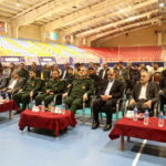 رزمایش کمک‌های مؤمنانه حوزه بسیج کارمندی شهید عباسپور در خوزستان با حضور فرمانده سپاه ولیعصر(عج) برگزار شد