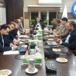 جلسه ارزیابی و رسیدگی به پروژه‌های عمرانی آب شهرها و روستاهای اهواز