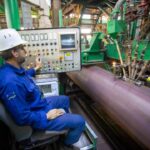 ثبت ركورد بی‌سابقه‌ی تولیدِ لوله ۳۶ اینچ در كارخانه ۴ شركت لوله‌سازی اهواز