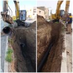 اصلاح خط فاضلاب در منطقه ۴ اهواز به پایان رسید