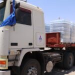 خدمت‌رسانی شبانه‌روزی ناوگان ترابری شركت نفت و گاز اروندان در مرز شلمچه/ پشتیبانی لجستیكی بیش از ۶۰ خودروی سبك و سنگین در شلمچه