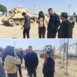 بازدید مدیرعامل شرکت آبفا اهواز از روند اجرای شبکه توزیع آب موزه دفاع مقدس خوزستان