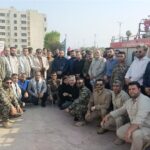 حضور پررنگ بسیجیان شركت نفت و گاز اروندان در اجتماع «جانفدا»