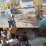 اتمام عملیات اصلاح خط ۳۰۰ میلی‌متری آب در کیانپارس