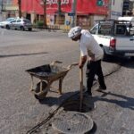 تداوم لایروبی شبکه و حوضچه‌های فاضلاب در اهواز