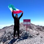 صعود کوهنورد خرمشهری به قله سماموس در مسیر پروژه ملی سیمرغ ایران