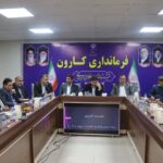 تأکید مدیرعامل آبفا اهواز بر اجرای دو پروژه زیربنایی برای ارتقای کیفیت و کمیت آب در شهرستان کارون