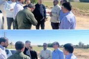 بازدید مدیرعامل شرکت آبفا اهواز از پروژه مقابله با تنش آبی در روستاهای ربیخه و سعید سلامات