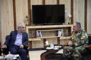 دیدار مدیرعامل شركت نفت و گاز اروندان با فرمانده قرارگاه منطقه‌ای نزاجا در جنوب غرب كشور/ تاكید بر همكاری مشترك برای تضمین تولید پایدار نفت در مناطق مرزی