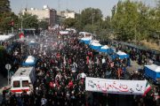 خدمات‌رسانی شهرداری اهواز در مراسم تشییع رهبر شهید انقلاب اسلامی