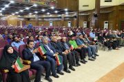 بیعت جامعه كار و تولید با مقام معظم رهبری در همایش گرامیداشت هفته بسیج كارگری