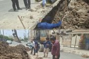 اصلاح خطوط فاضلاب در منطقه ١ برداری فاضلاب