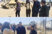 بازدید مدیرعامل شرکت آبفا اهواز از روند اجرای شبکه توزیع آب موزه دفاع مقدس خوزستان