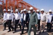بازدید مدیرعامل مناطق نفت‌خیز جنوب از طرح‌های جمع‌آوری گازهای مشعل آغاجاری