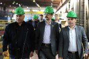 بازدید مدیركل صنعت، معدن و تجارت از شركت لوله‌سازی اهواز / تأكید بر تقویت زنجیره تأمین، حمایت هدفمند