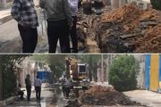 پایان عملیات اصلاح شبکه فاضلاب خیابان ۱۰ شرقی کیانپارس اهواز