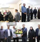 دیدار مدیرعامل نفت و گاز مارون با خانواده شهید و ایثارگران