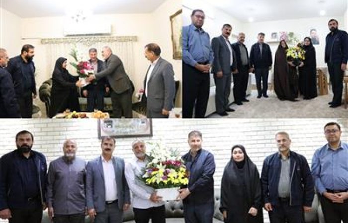 دیدار مدیرعامل نفت و گاز مارون با خانواده شهید و ایثارگران
