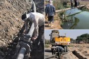 جهاد آبرسانی در شهرستان کارون؛ خدمت ادامه دارد