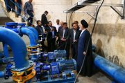 افتتاح ایستگاه پمپاژ آب شهرک پنجم گتوند پس از ۸ سال/ آب ۵ هزار نفر پایدار شد