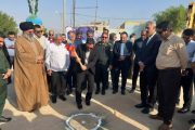 افتتاح فاز اول و کلنگ‌زنی فاز دوم پروژه بازسازی شبکه آب شرب آغاجاری