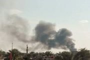 حمله موشکی دشمن آمریکایی به اطراف شهر آبادان