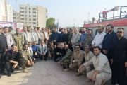 حضور پررنگ بسیجیان شركت نفت و گاز اروندان در اجتماع «جانفدا»