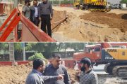 بازدید مدیرعامل آبفا اهواز از روند اجرای طرح جامع فاضلاب در منطقه ملی راه