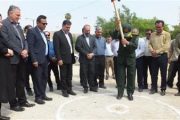 مراسم كلنگ‌زنی احداث بازارچه و نمایشگاه دائمی صنایع دستی گچساران