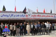 برپایی موكب خدمت رسانی بسیج شركت نفت و گاز اروندان در مرز شلمچه