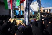 تشییع باشکوه پیکر مطهر هشت شهید گمنام‌ در اهواز