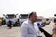 استقرار ناوگان لُجستیکی اروندان در مرز شلمچه برای پشتیبانی از پیاده‌روی اربعین حسینی(ع)/ از آب‌رسانی تا حمل‌ونقل؛ اروندان در مرز شلمچه آماده است