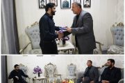 دیدار مدیرعامل شرکت آبفا اهواز با خانواده شهید مدافع حرم سردار محمدرضا علیخانی