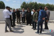 رئیس هیات نظارت میدانی مدیرعامل سازمان منطقه آزاد اروند بر خدمات‌رسانی در پایانه شلمچه
