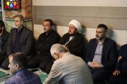 مراسم گرامیداشت اربعین رهبر شهید و جمعی از فرماندهان شهید در شرکت آب و فاضلاب اهواز برگزار شد