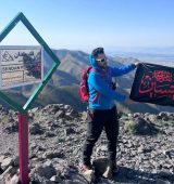 ادامه مسیر «سیمرغ ایران» به یاد شهدای وطن؛ فتح بام‌های زنجان و سمنان توسط کوهنورد اروندی