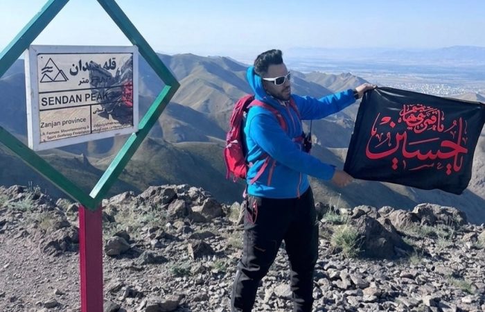 ادامه مسیر «سیمرغ ایران» به یاد شهدای وطن؛ فتح بام‌های زنجان و سمنان توسط کوهنورد اروندی