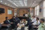دیدار نوروزی فرمانده نیروی انتظامی استان با شهردار اهواز
